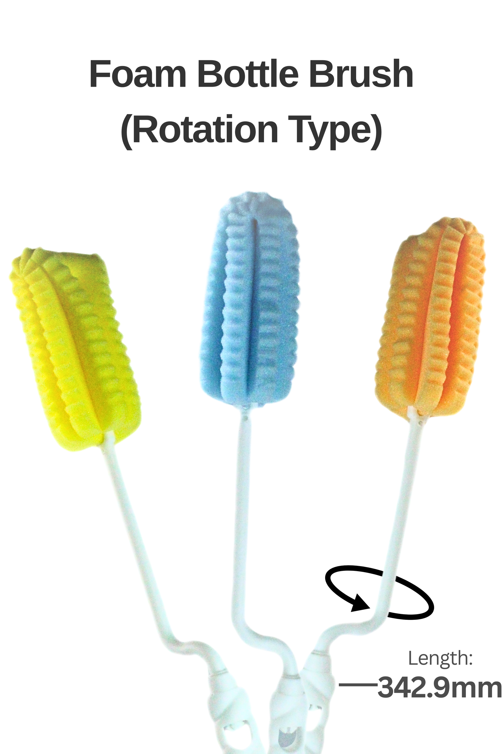 FOAM BOTTLE BRUSH (ROTATION TYPE)